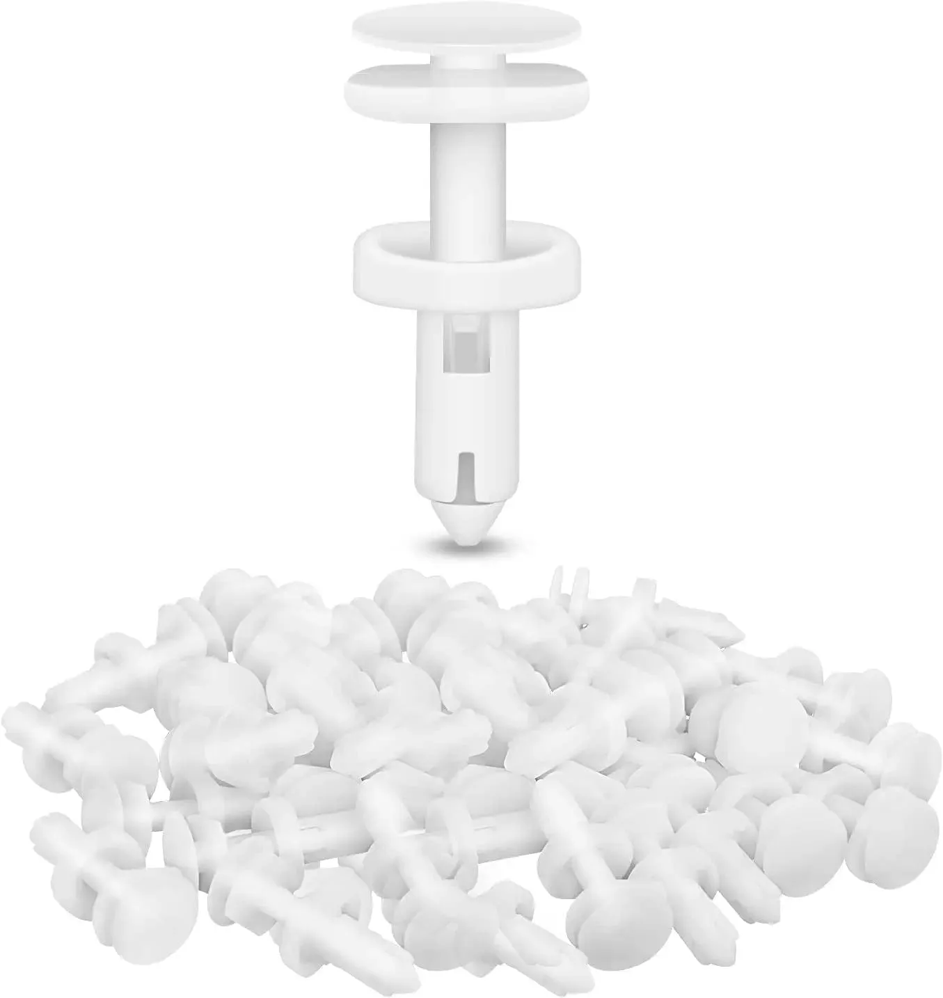 50 Pcs Head 15mm Hole 7mm Door Trim Panel Push-Type Retainer Clips Replacement for GM 15960325 Chevrolet Trucks Cadillac Trucks and GMC Trucks Automobiles