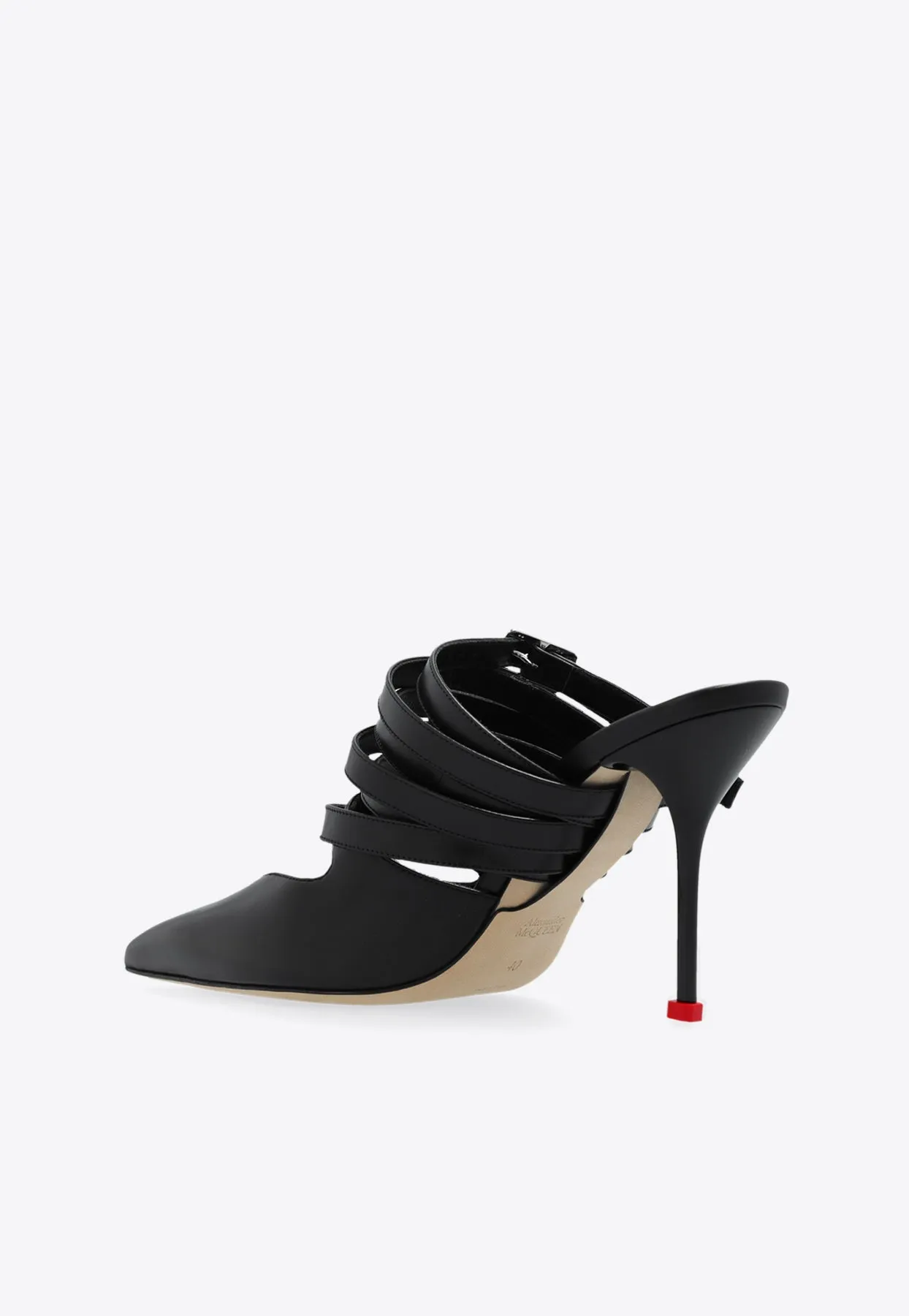 95 Leather Straps Mules