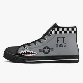 A-10 "Tigers Sharks" High Top Canvas Shoes