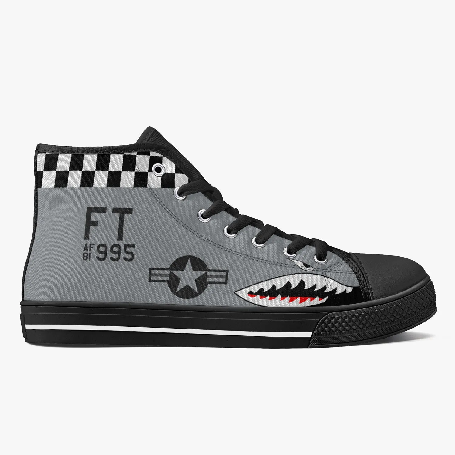 A-10 "Tigers Sharks" High Top Canvas Shoes