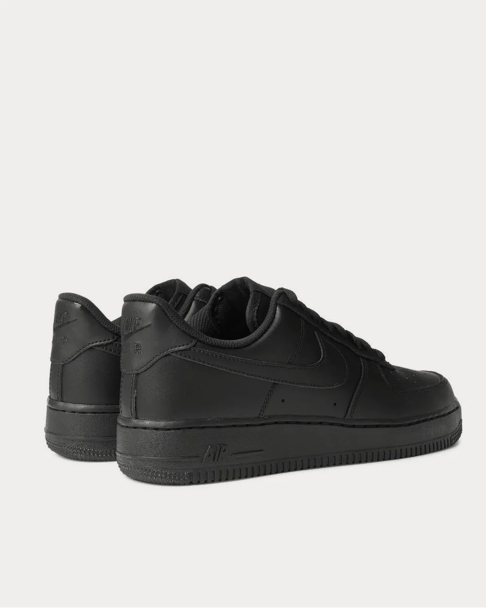Air Force 1 '07 Leather  Black low top sneakers