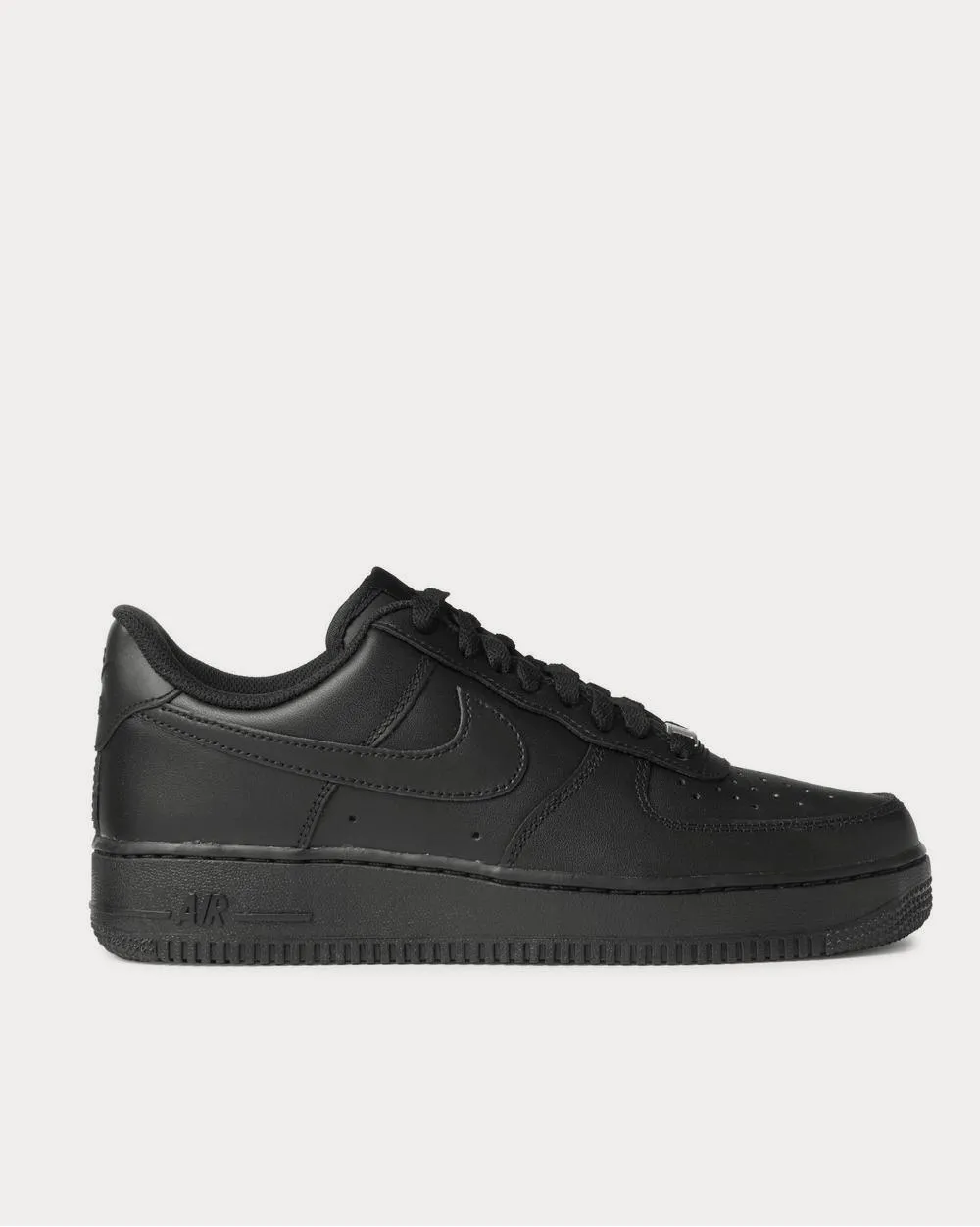 Air Force 1 '07 Leather  Black low top sneakers