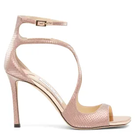 Azia 95 pink glitter sandals