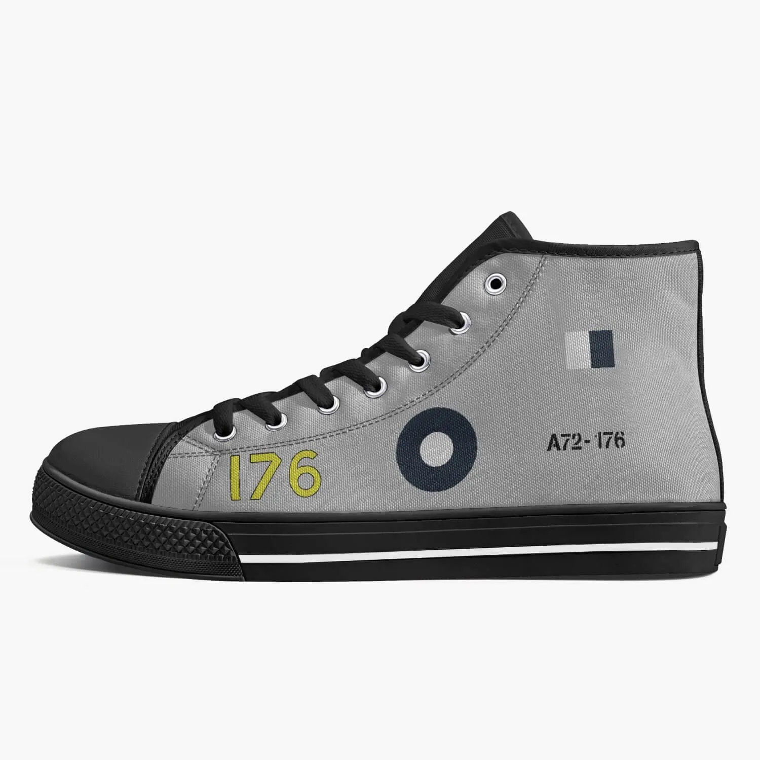 B-24 "A72-176" High Top Canvas Shoes