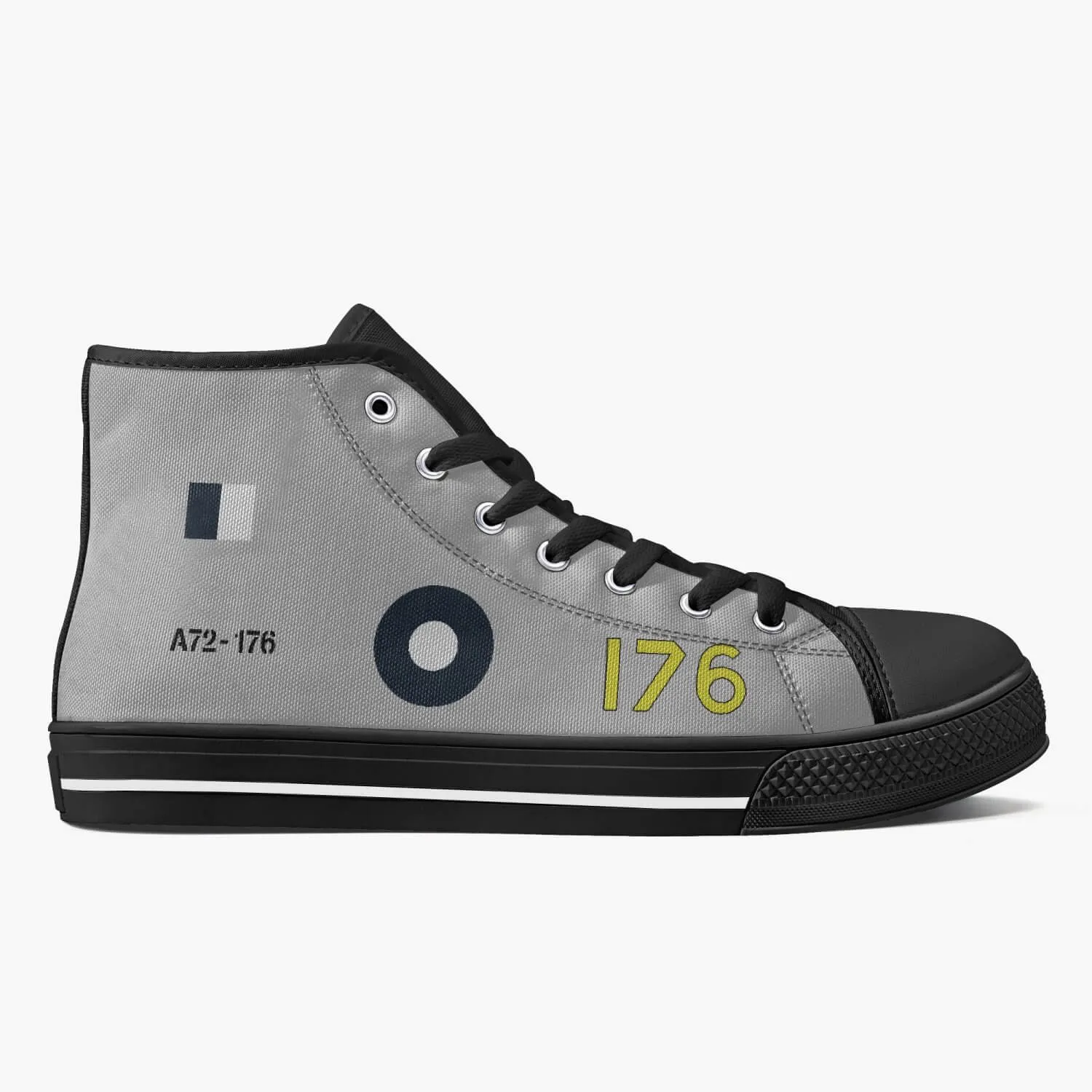 B-24 "A72-176" High Top Canvas Shoes