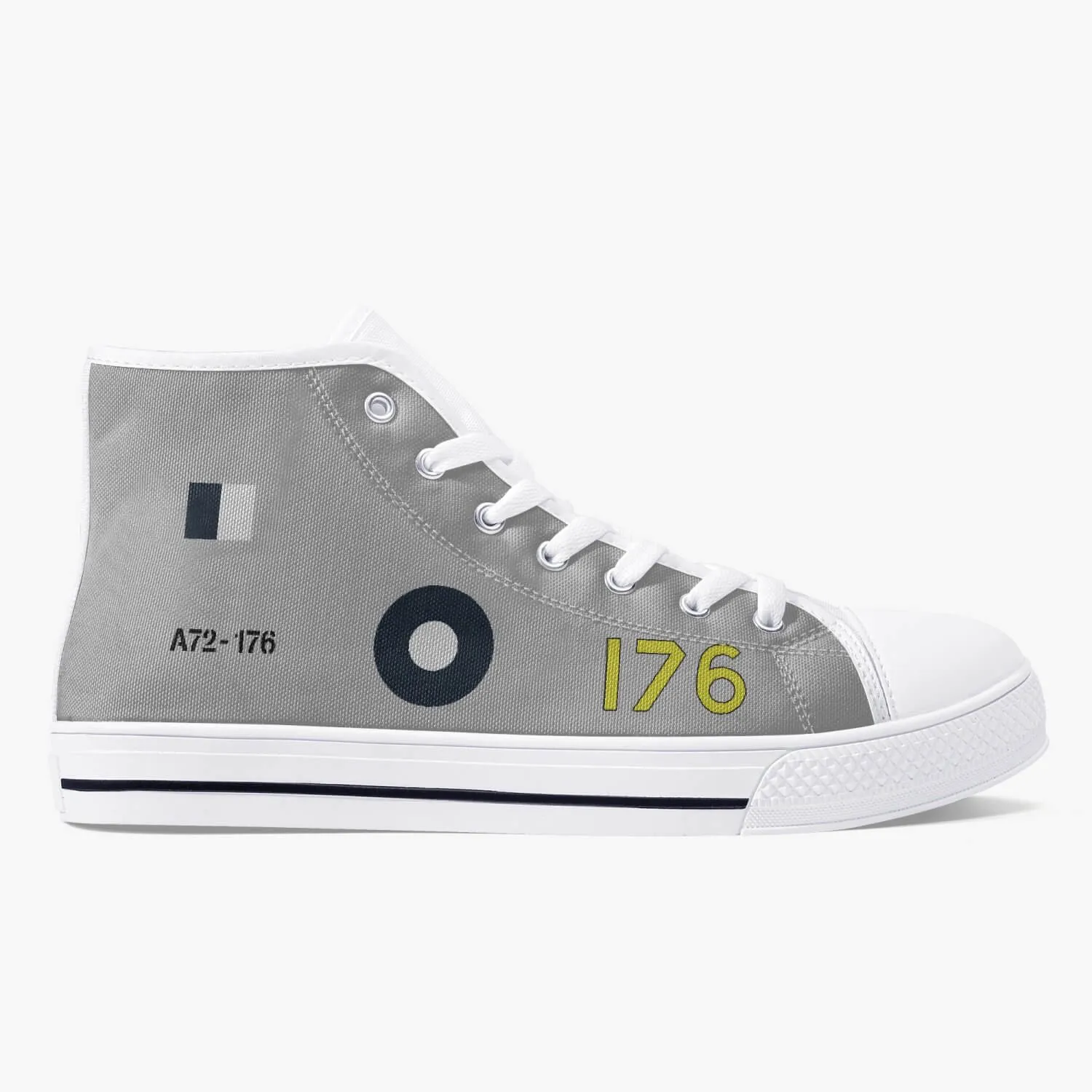 B-24 "A72-176" High Top Canvas Shoes