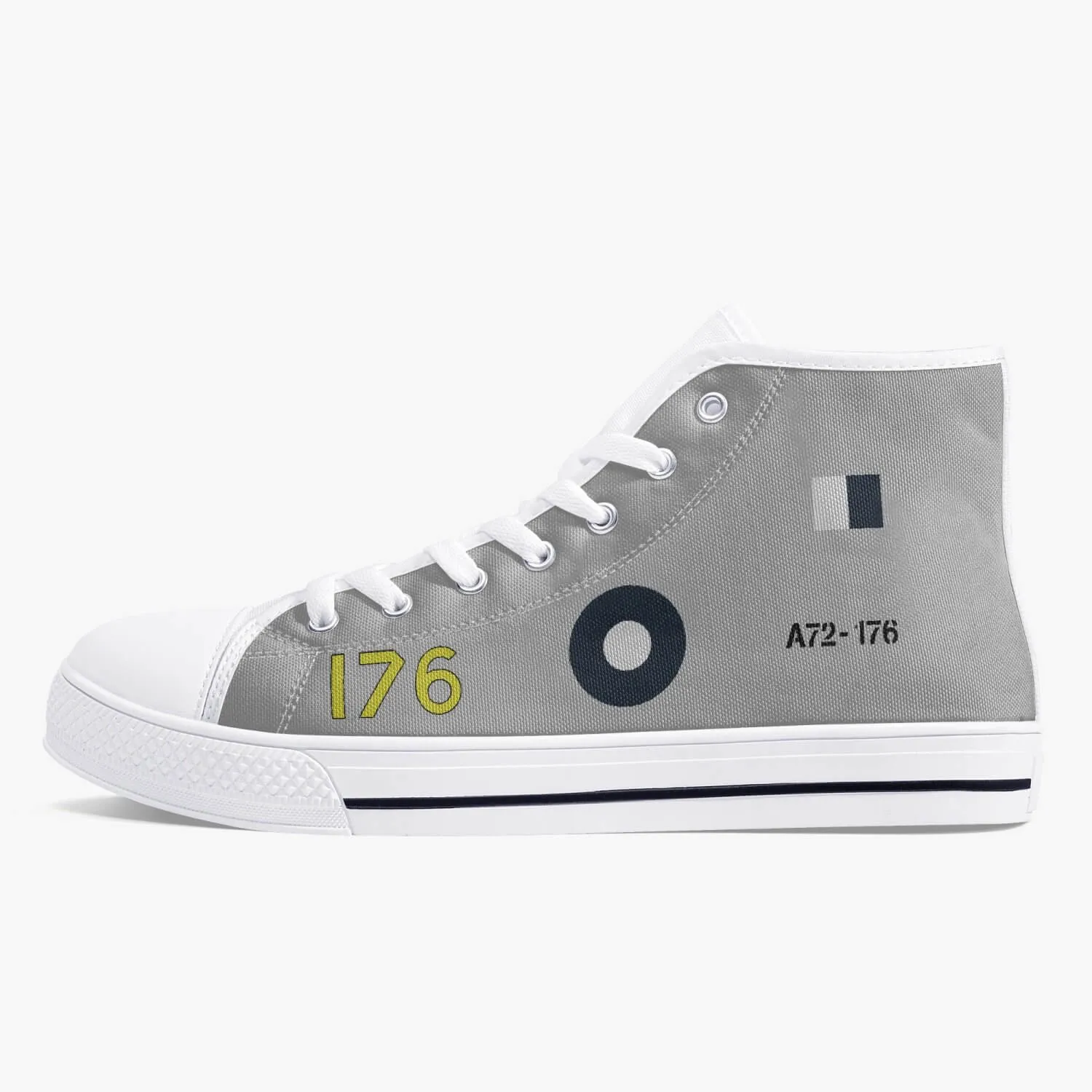 B-24 "A72-176" High Top Canvas Shoes