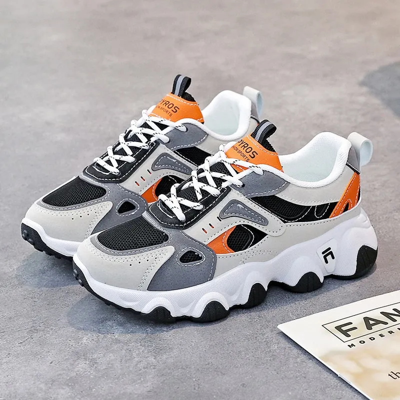 Casual Shoes Shoes For Women 2023 Women Trainers Thick Sole Women Chunky Sneakers Non-Slip Sports Outdoor Ladies Running Shoes