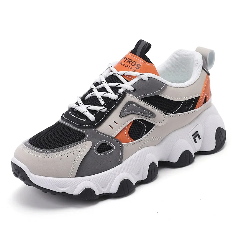 Casual Shoes Shoes For Women 2023 Women Trainers Thick Sole Women Chunky Sneakers Non-Slip Sports Outdoor Ladies Running Shoes