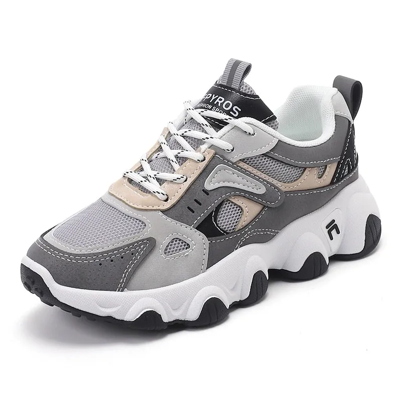 Casual Shoes Shoes For Women 2023 Women Trainers Thick Sole Women Chunky Sneakers Non-Slip Sports Outdoor Ladies Running Shoes