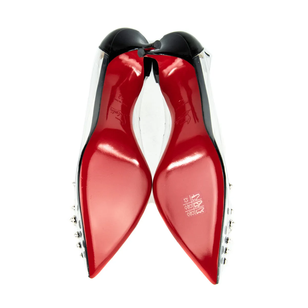 Christian Louboutin Black Collaclou Studded PVC Pumps Size 12 | EU 42