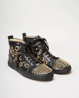 Christian Louboutin Black Leather Shoes - UK 8