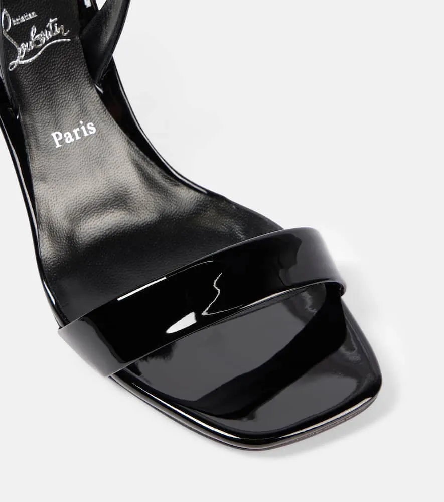 Christian Louboutin O Condora 85 patent leather sandals