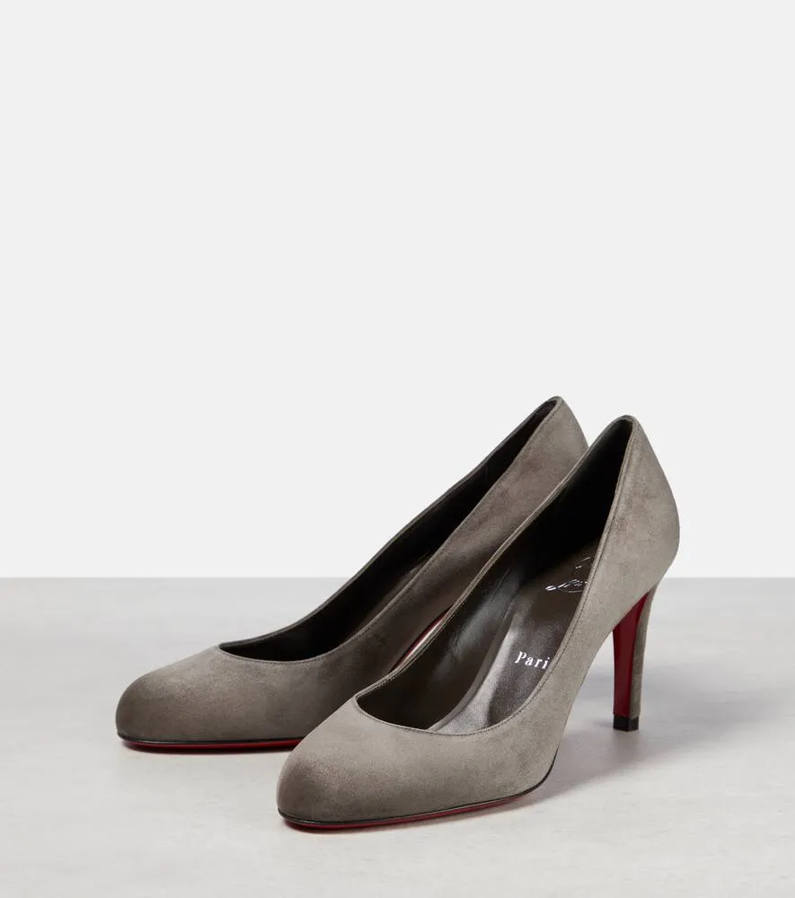 Christian Louboutin Pumppie 85 suede pumps