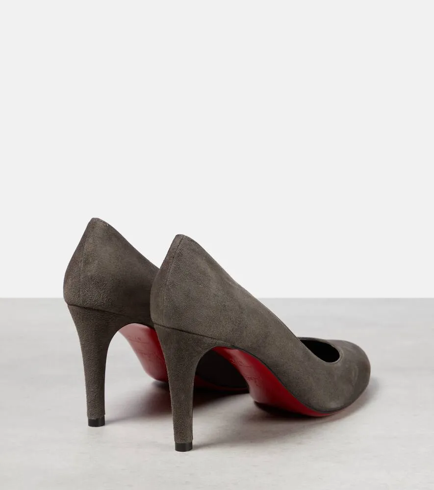 Christian Louboutin Pumppie 85 suede pumps