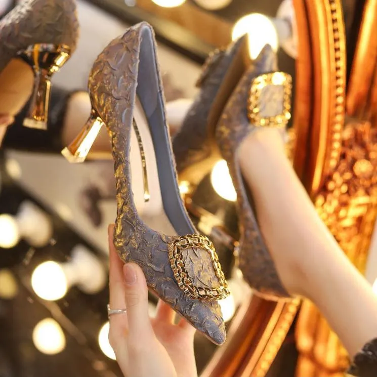 Cinderella Pointed High Heels