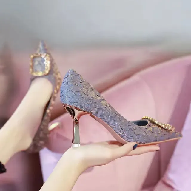 Cinderella Pointed High Heels