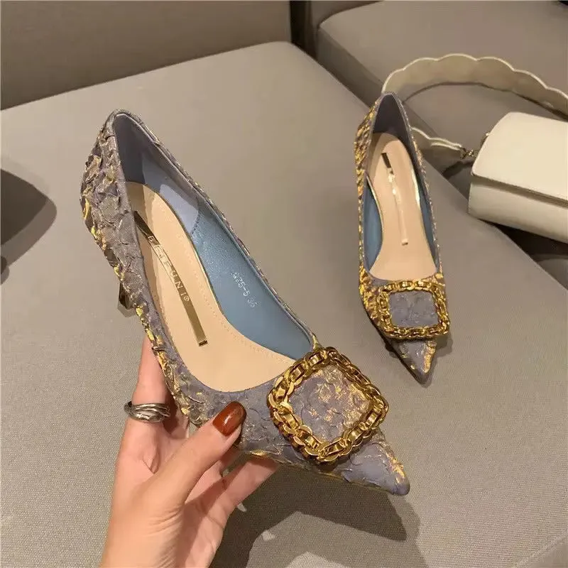 Cinderella Pointed High Heels