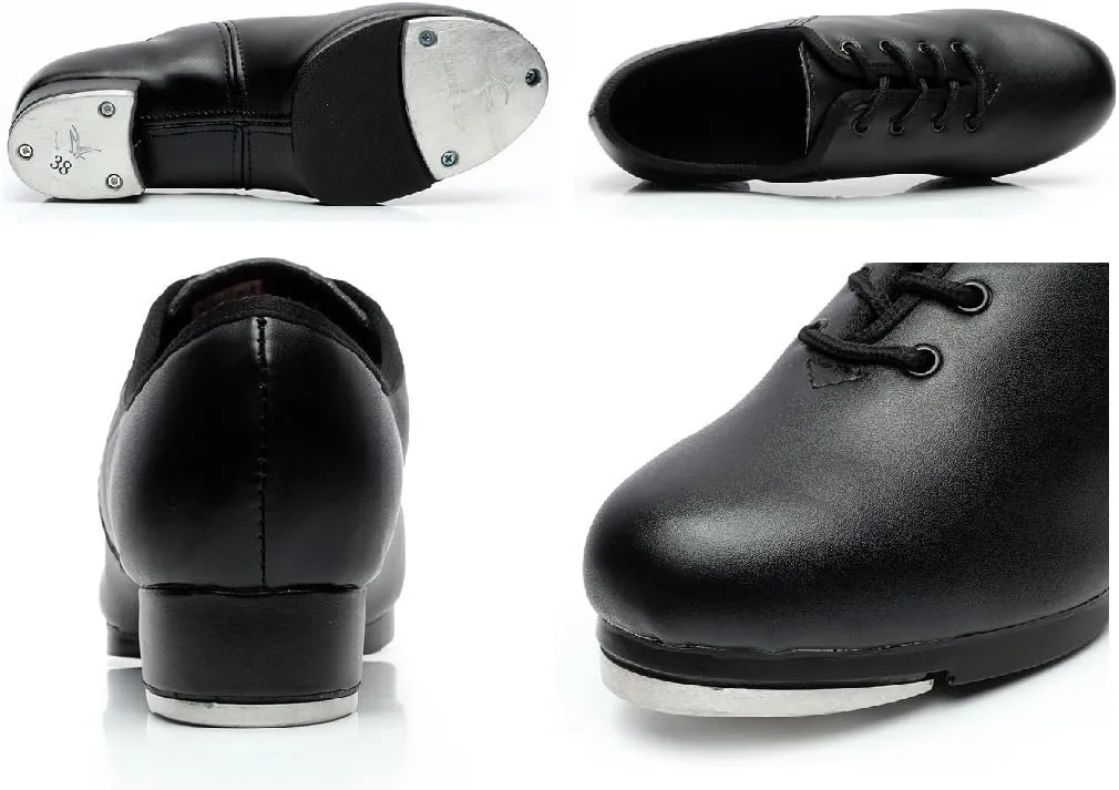 Dance Womens Tap Shoes Dancing Shoes for Women,Ladies,Girls, Black