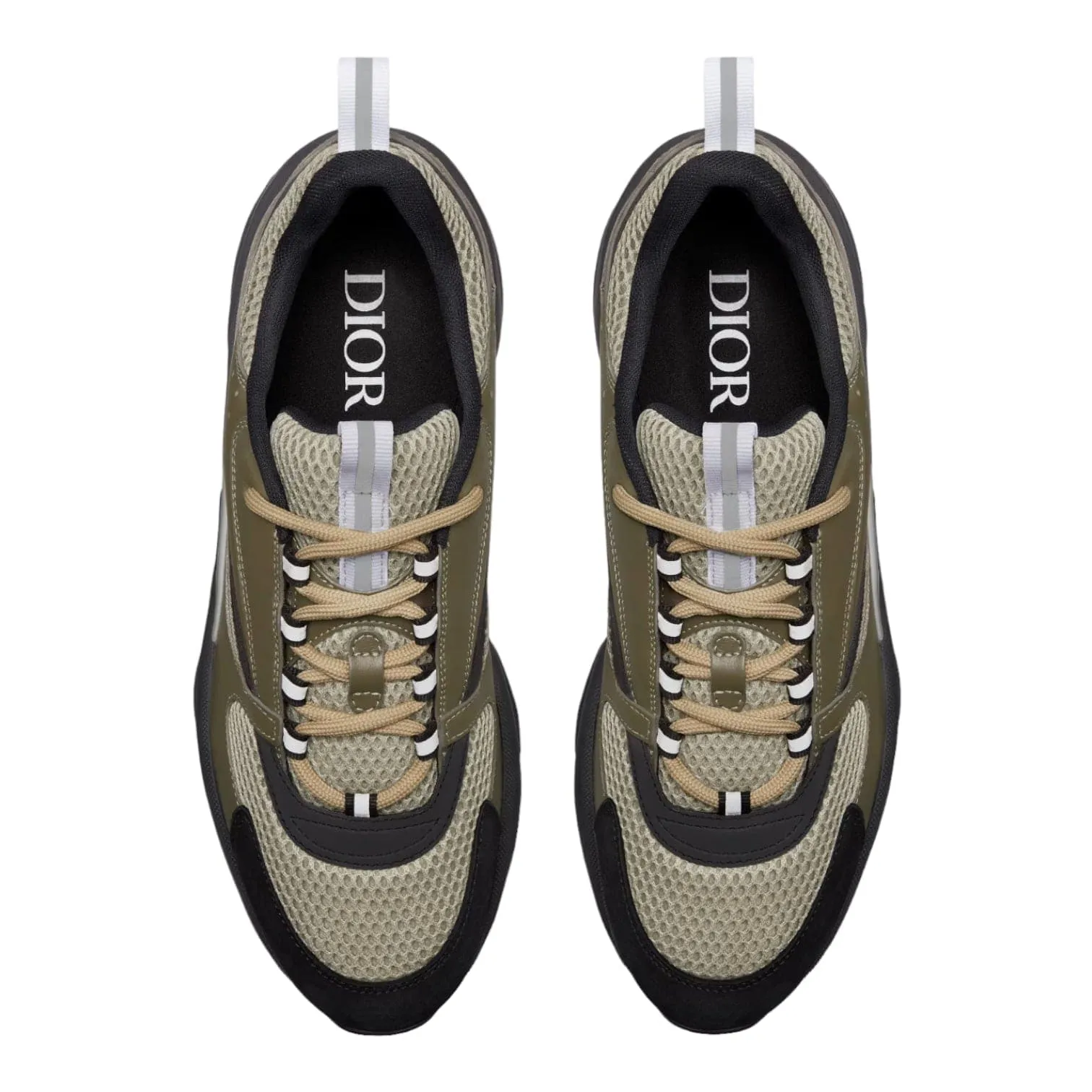Dior B22 Trainer Khaki Black