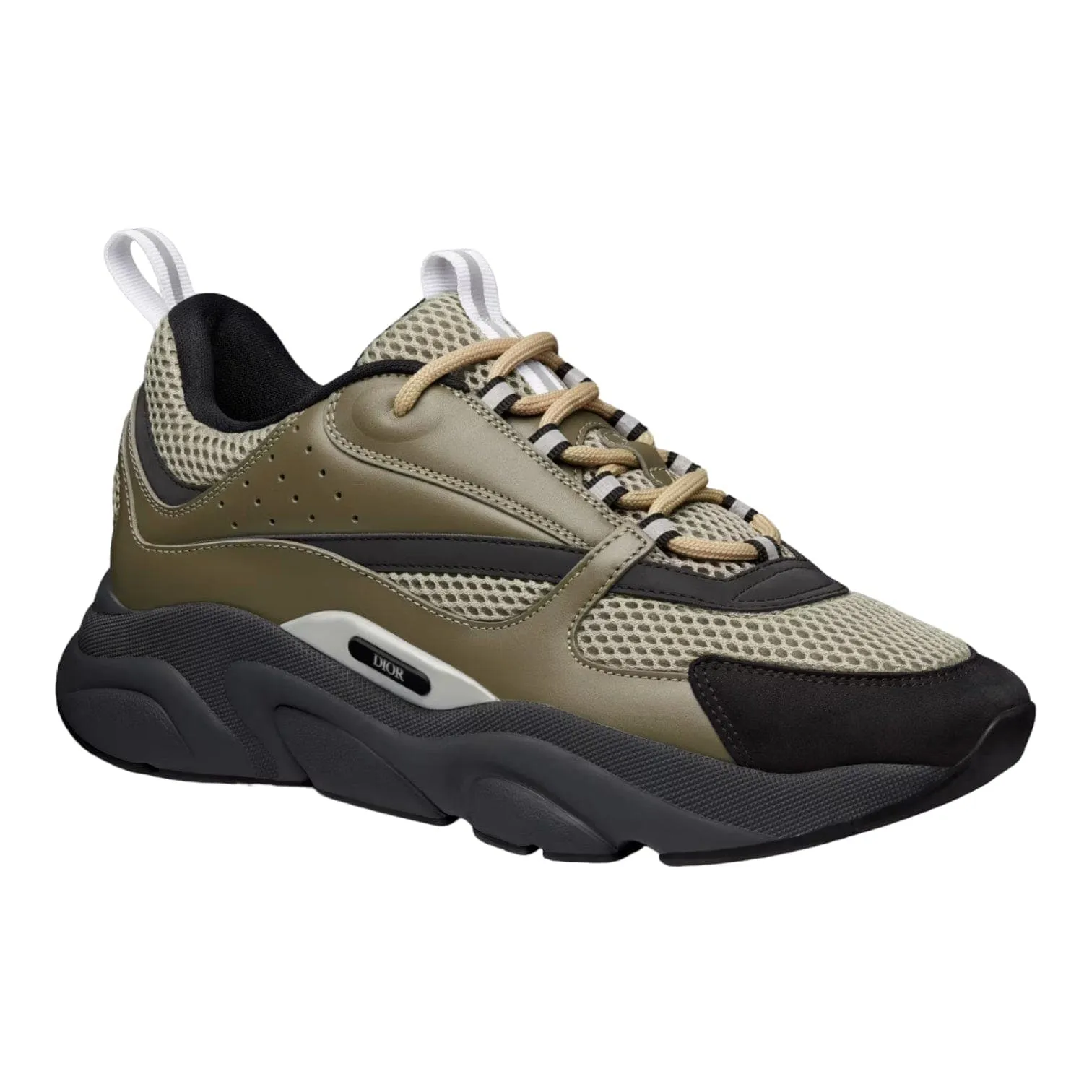 Dior B22 Trainer Khaki Black