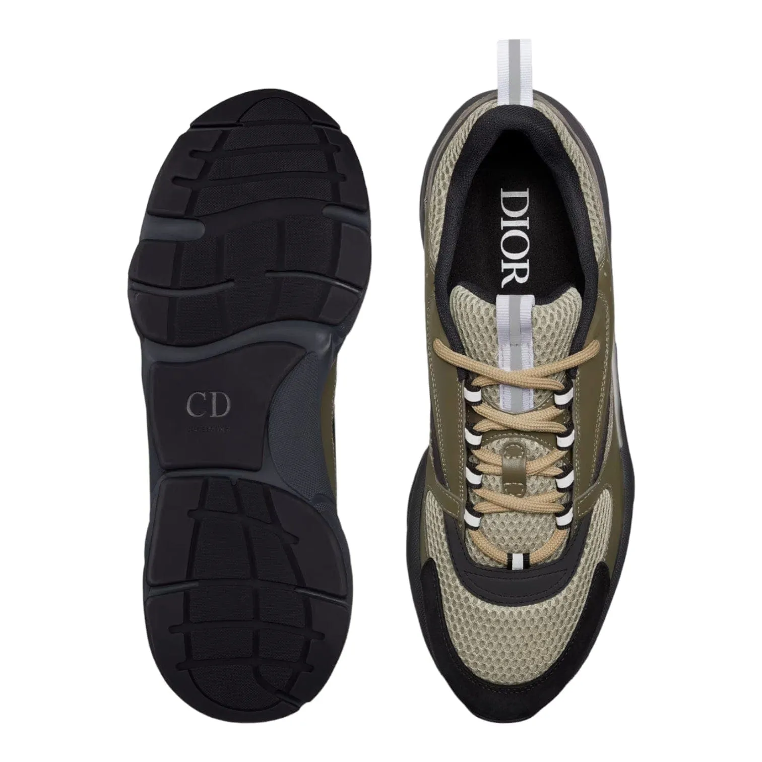 Dior B22 Trainer Khaki Black