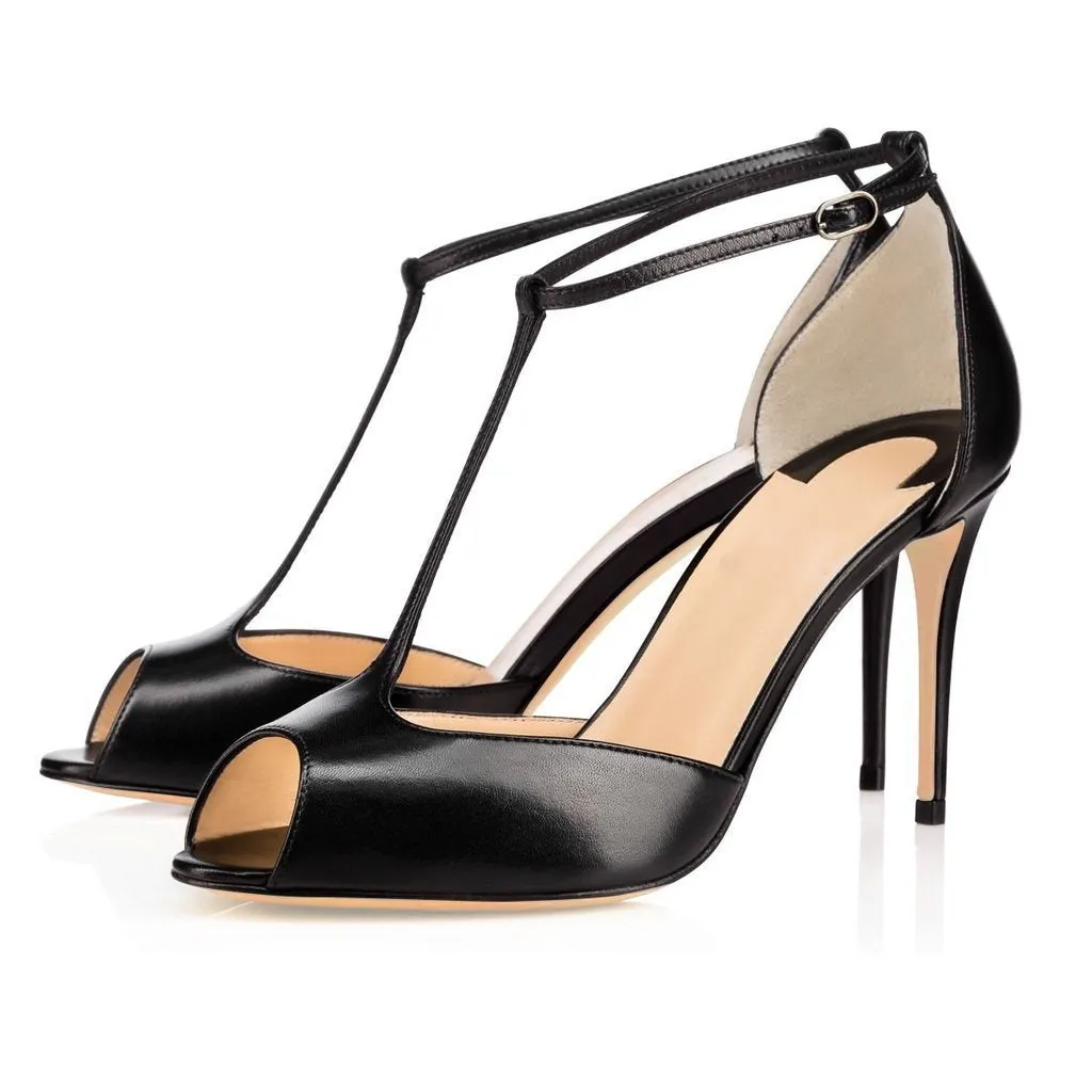 Elegant Roman T-Strap Sandals