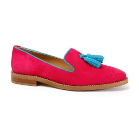 Fuchsia Suede Loafer