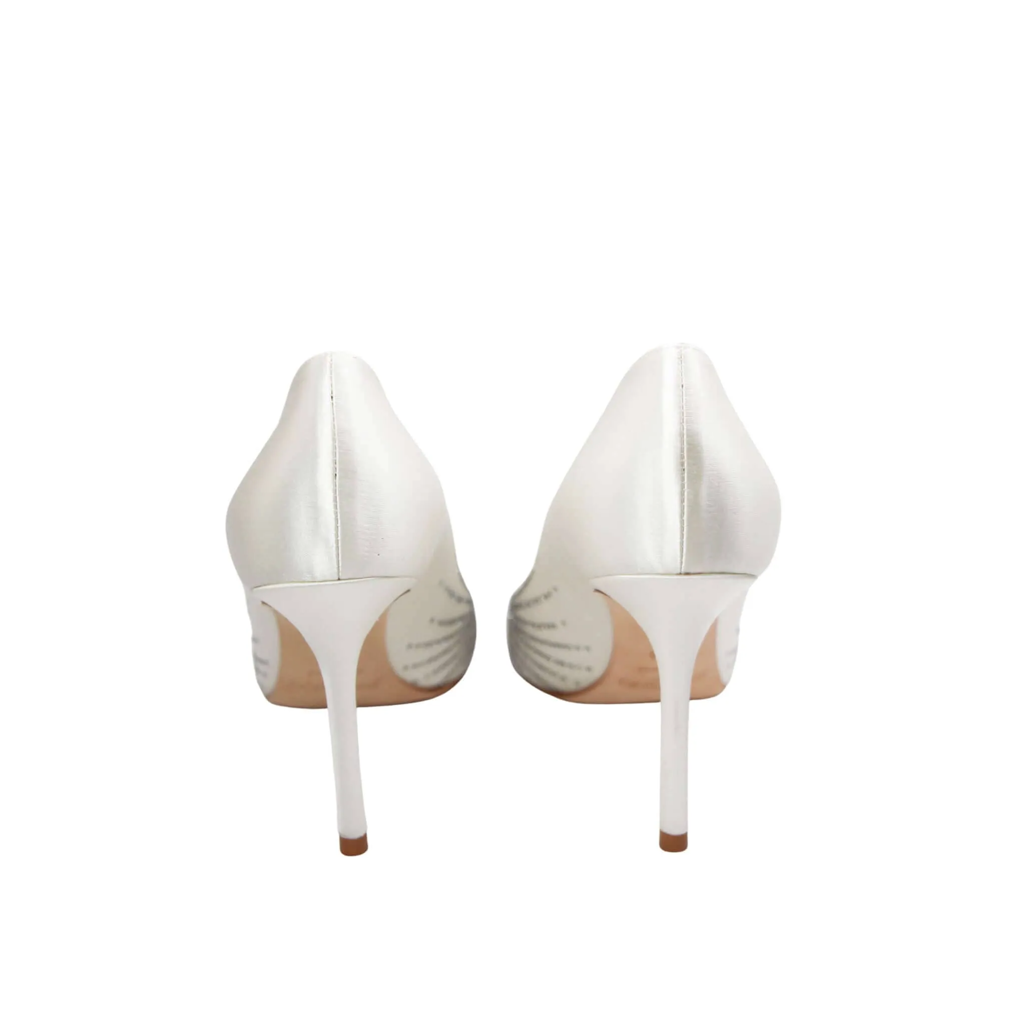 Jimmy Choo Wedding Shoes - Shooting Crystals on Satin