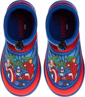 Josmo Boys Water Shoes - Sonic The Hedgehog Spiderman Ironman Captain America Hulk Thor Pool Aqua Socks Slip On Quick Dry (5-10 Toddlers / 11-12 Little Kids)
