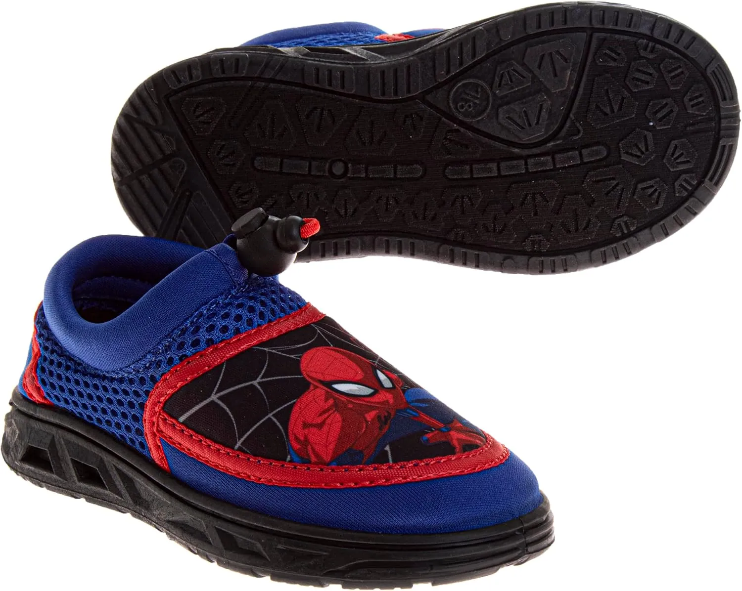 Josmo Boys Water Shoes - Sonic The Hedgehog Spiderman Ironman Captain America Hulk Thor Pool Aqua Socks Slip On Quick Dry (5-10 Toddlers / 11-12 Little Kids)