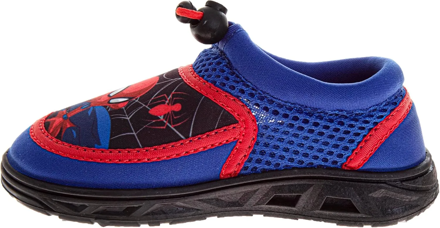 Josmo Boys Water Shoes - Sonic The Hedgehog Spiderman Ironman Captain America Hulk Thor Pool Aqua Socks Slip On Quick Dry (5-10 Toddlers / 11-12 Little Kids)
