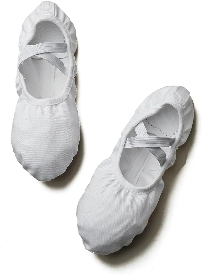 MSMAX Dance Flats Performa Stretch Ballet Slipper Toddler/Little Kid/Big Kid/Adult