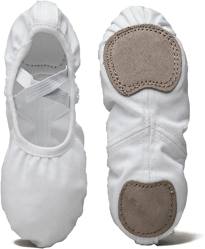 MSMAX Dance Flats Performa Stretch Ballet Slipper Toddler/Little Kid/Big Kid/Adult