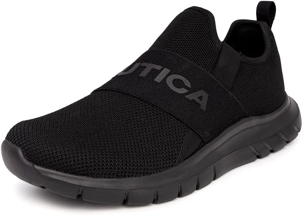 Nautica Men's Slip-On Sneakers ?C Casual Fashion Shoes for Walking, in Medium & Wide Widths