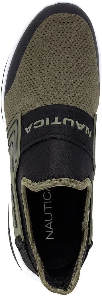 Nautica Men's Slip-On Sneakers ?C Casual Fashion Shoes for Walking, in Medium & Wide Widths