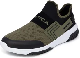 Nautica Men's Slip-On Sneakers ?C Casual Fashion Shoes for Walking, in Medium & Wide Widths