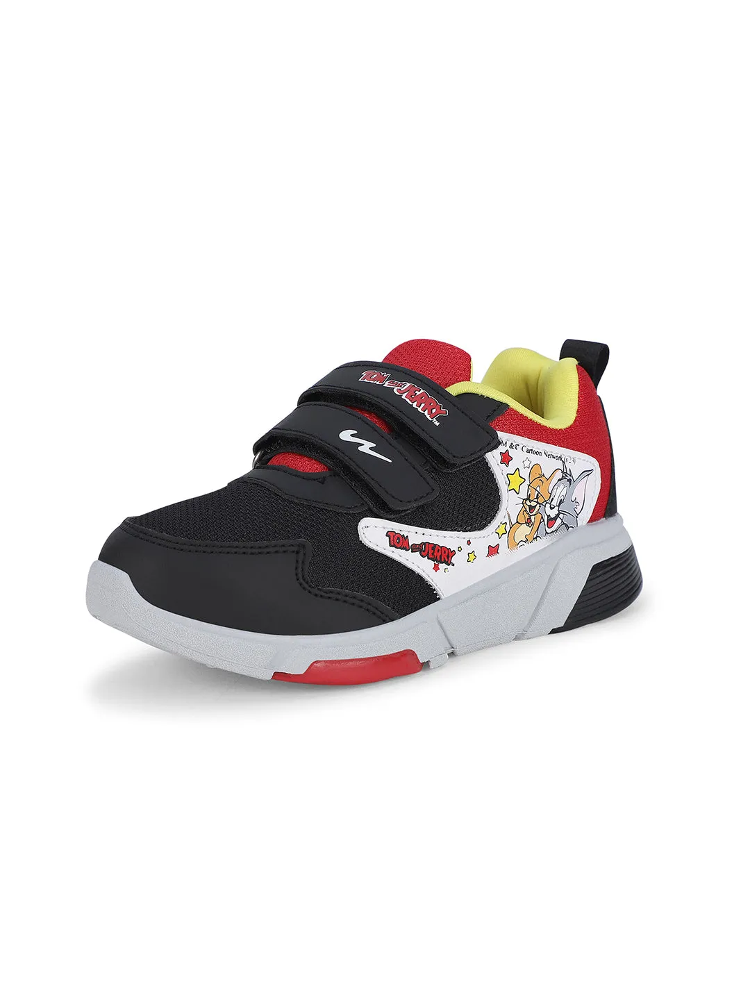 SRM-16V Black Kid's Running Shoes