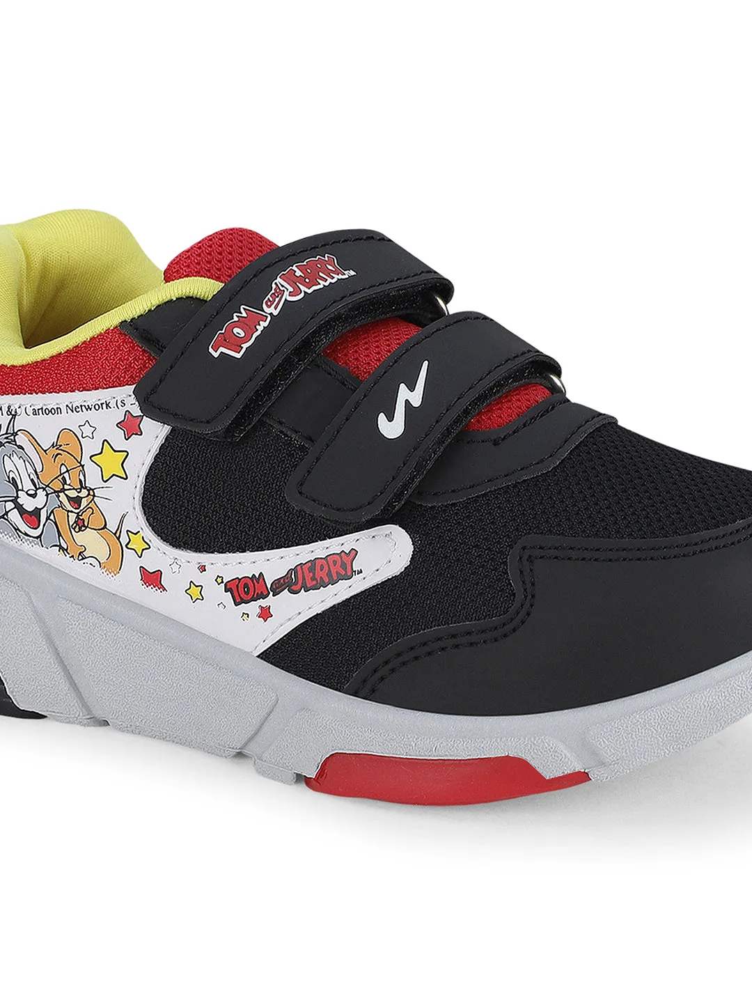 SRM-16V Black Kid's Running Shoes