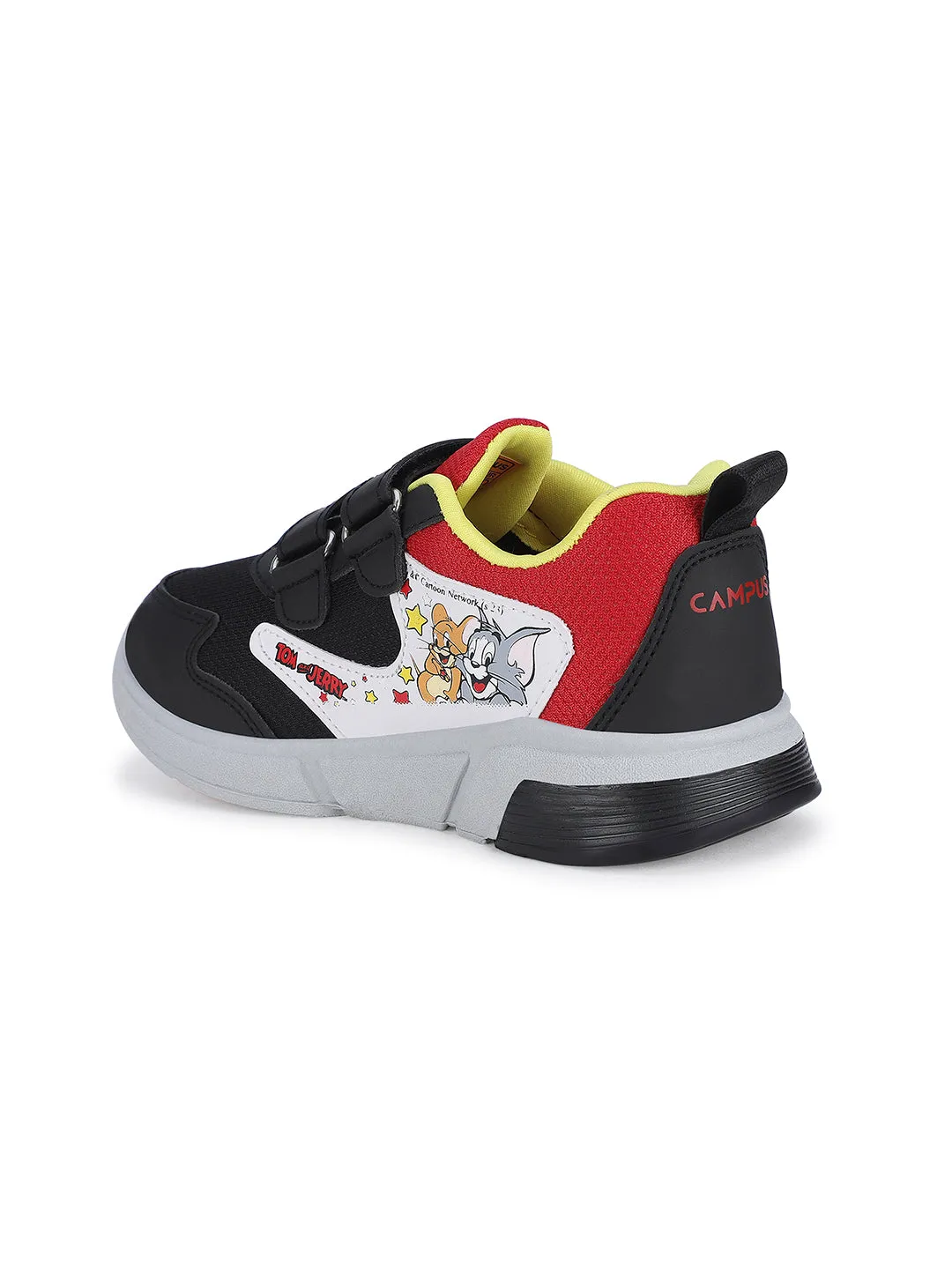SRM-16V Black Kid's Running Shoes