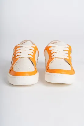 Star sneakers orange