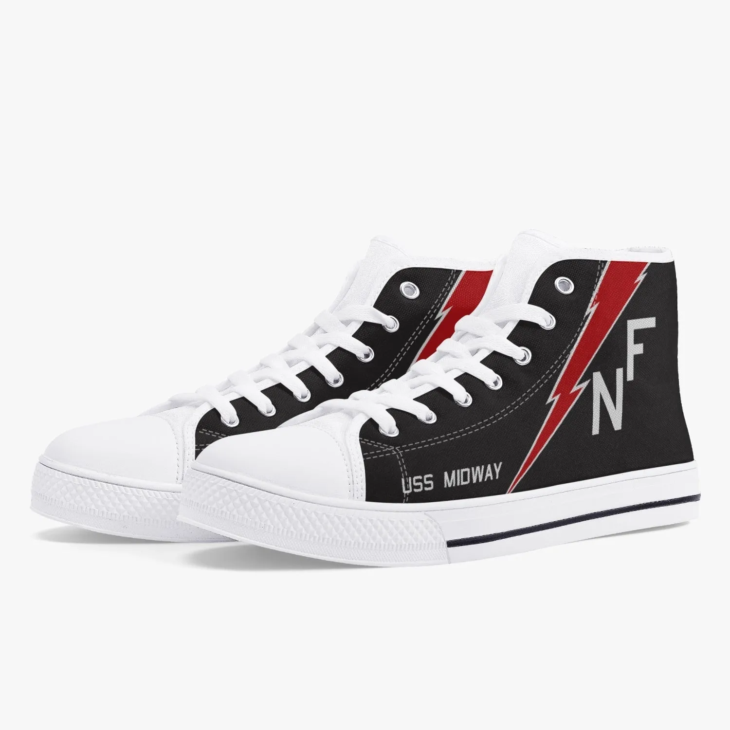 VF-161 "Chargers" High Top Canvas Shoes