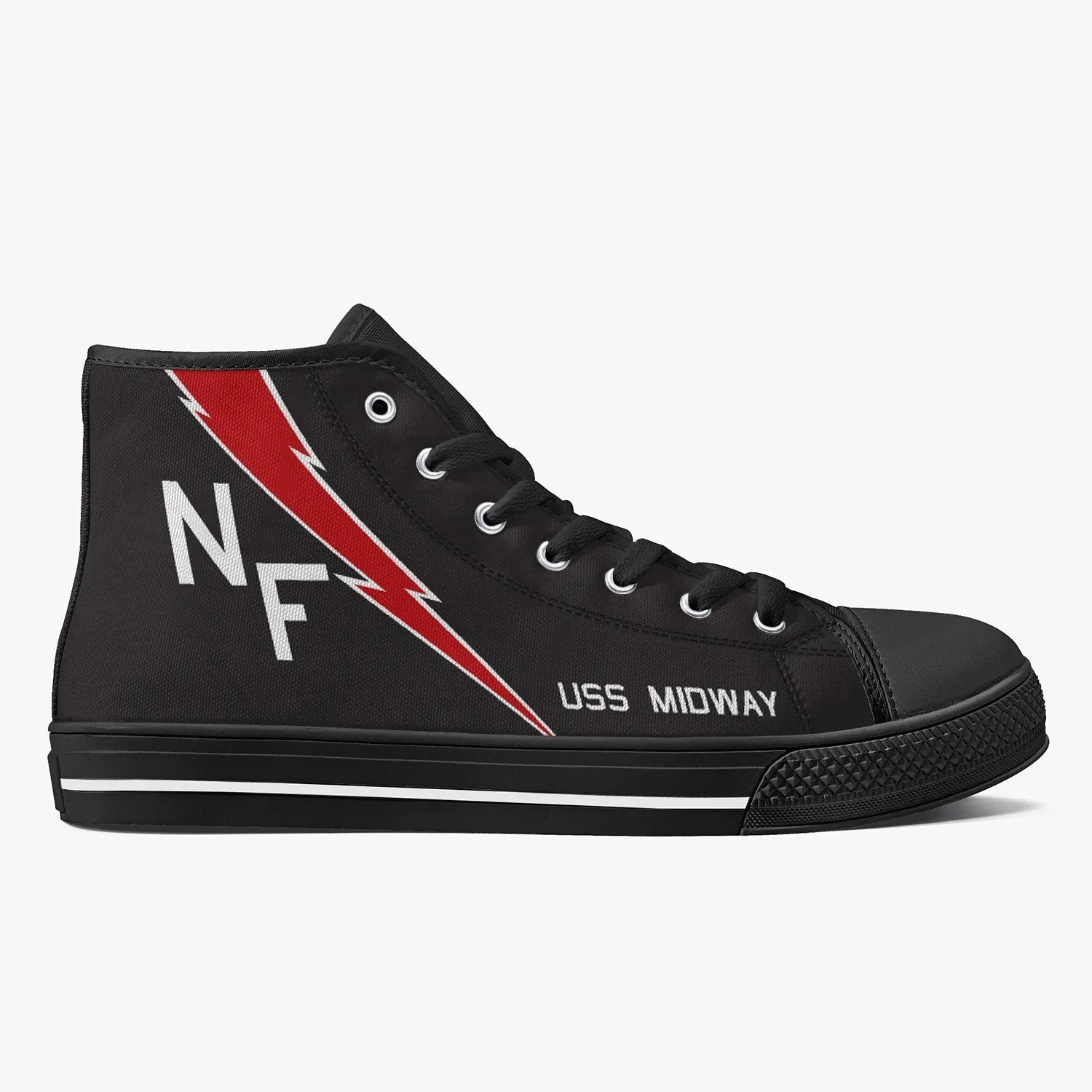 VF-161 "Chargers" High Top Canvas Shoes