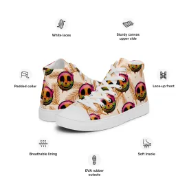💕Women’s High Top Be Happy Canvas Shoes🥿
