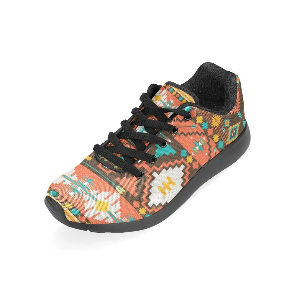 Zenzzle Aztec geometric Floral print on Women's Running shoes Casual Lightweight Athletic Sneakers US size 6-15