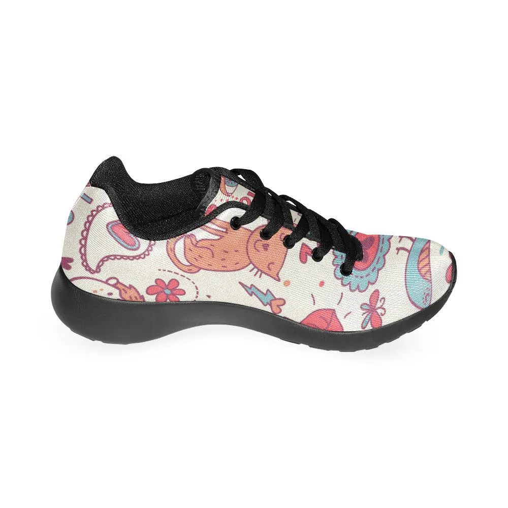 Zenzzle Cartoon romantic pattern cats Women's Running shoes Casual Lightweight Athletic Sneakers US size 6-15