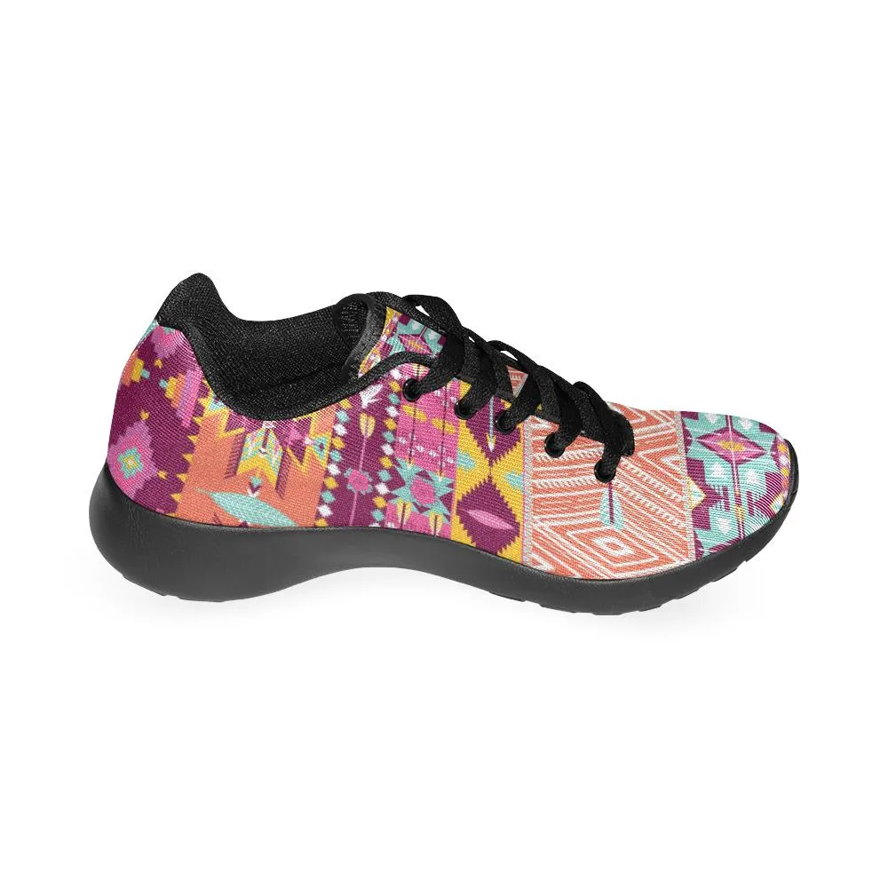 Zenzzle graphic Aztec geometric pattern print on Women's Running shoes Casual Lightweight Athletic Sneakers US size 6-15