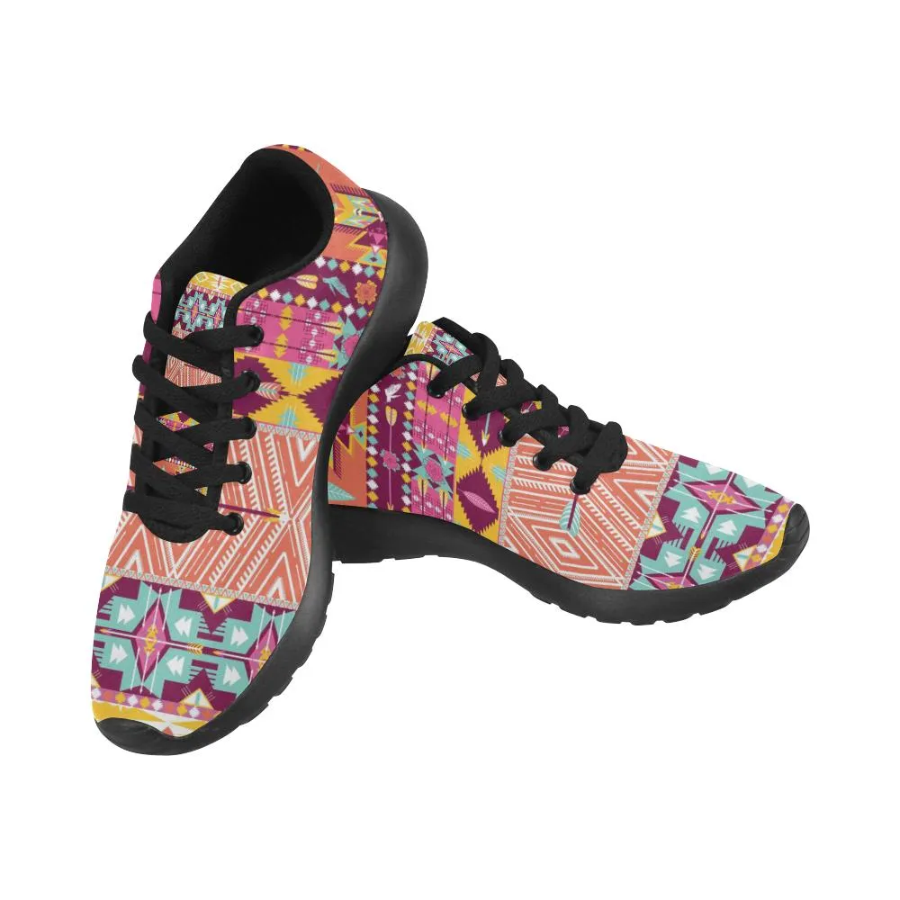 Zenzzle graphic Aztec geometric pattern print on Women's Running shoes Casual Lightweight Athletic Sneakers US size 6-15
