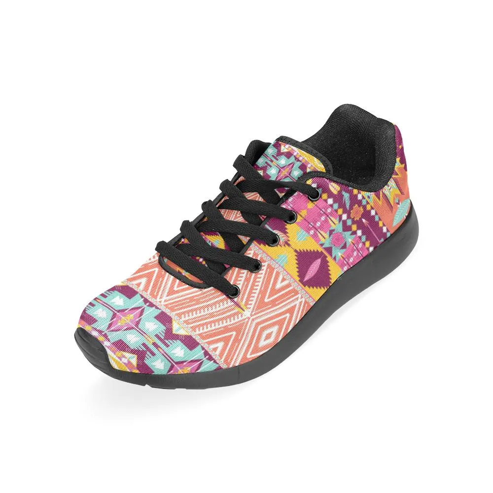 Zenzzle graphic Aztec geometric pattern print on Women's Running shoes Casual Lightweight Athletic Sneakers US size 6-15