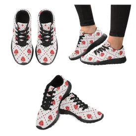 Zenzzle graphic Doodle Strawberry pattern Women's Running shoes Casual Lightweight Athletic Sneakers US size 6-15